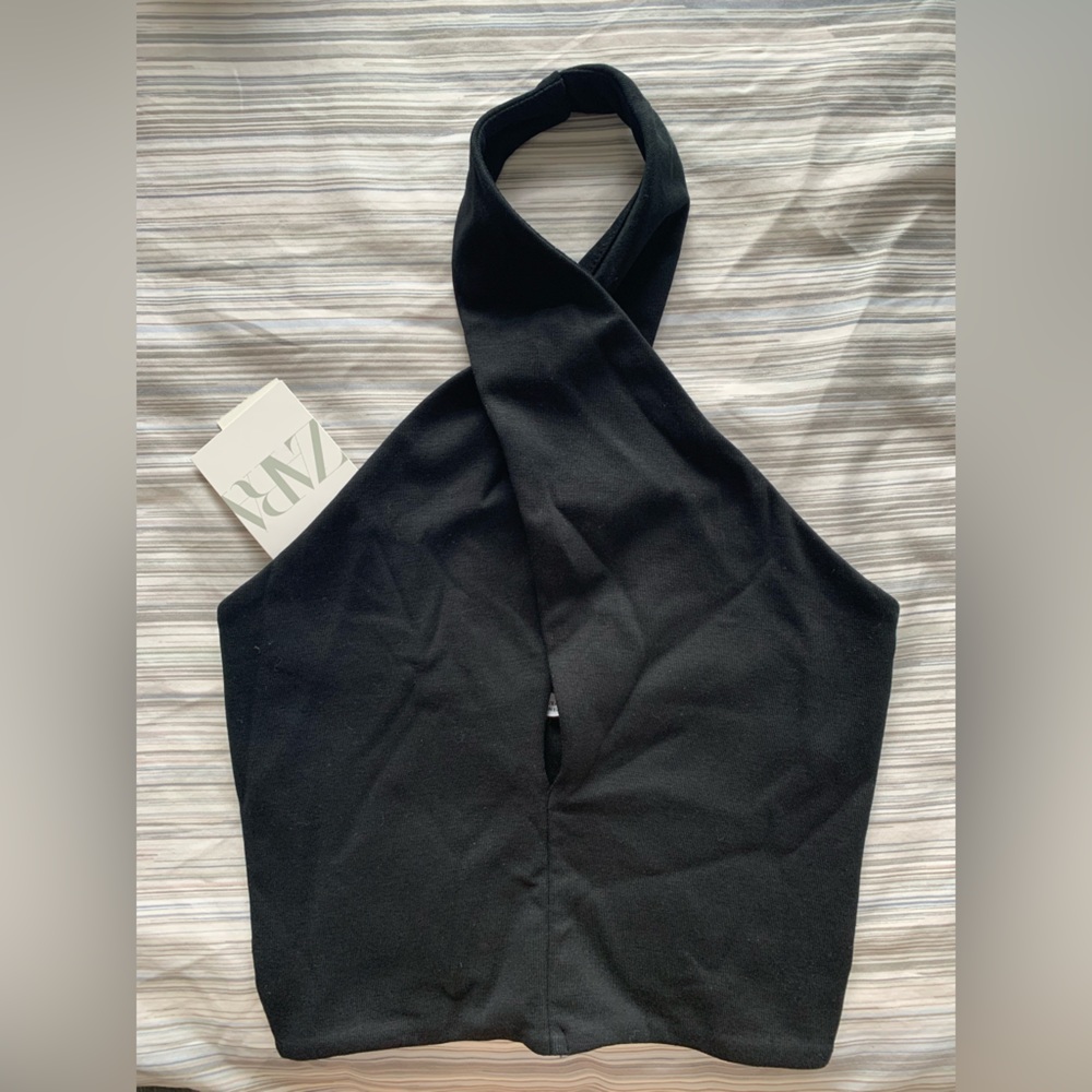 Zara halter crop top